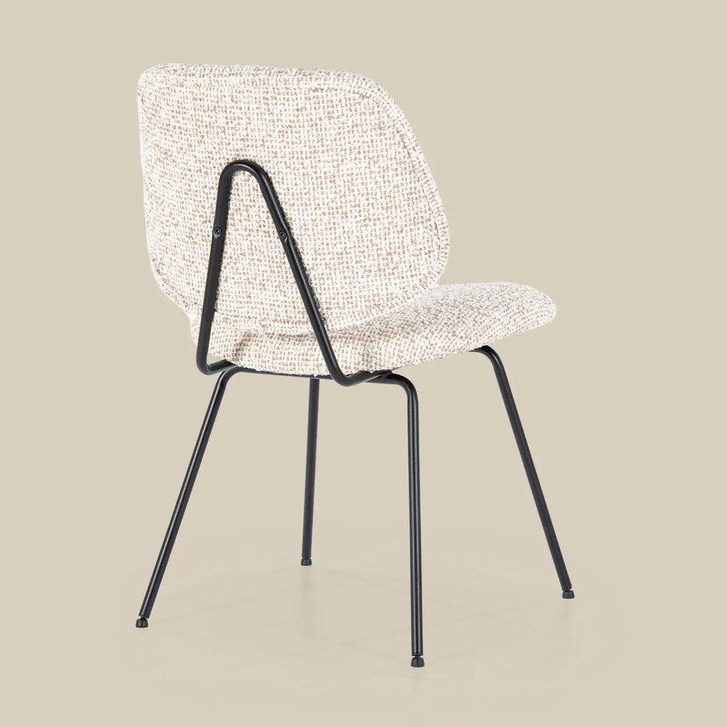 Beige Eetkamerstoel Modern