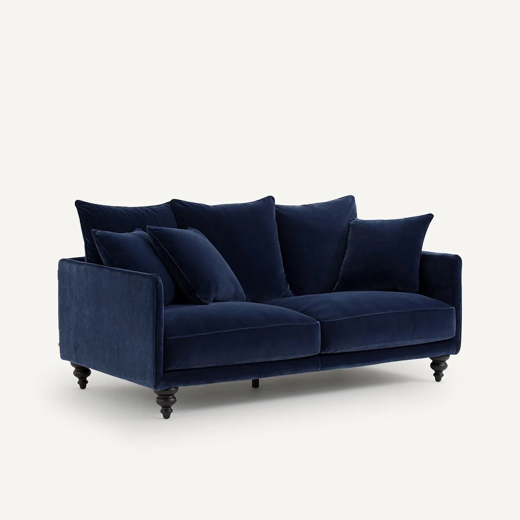 3-zits compacte fluwelen zetel, Lazare