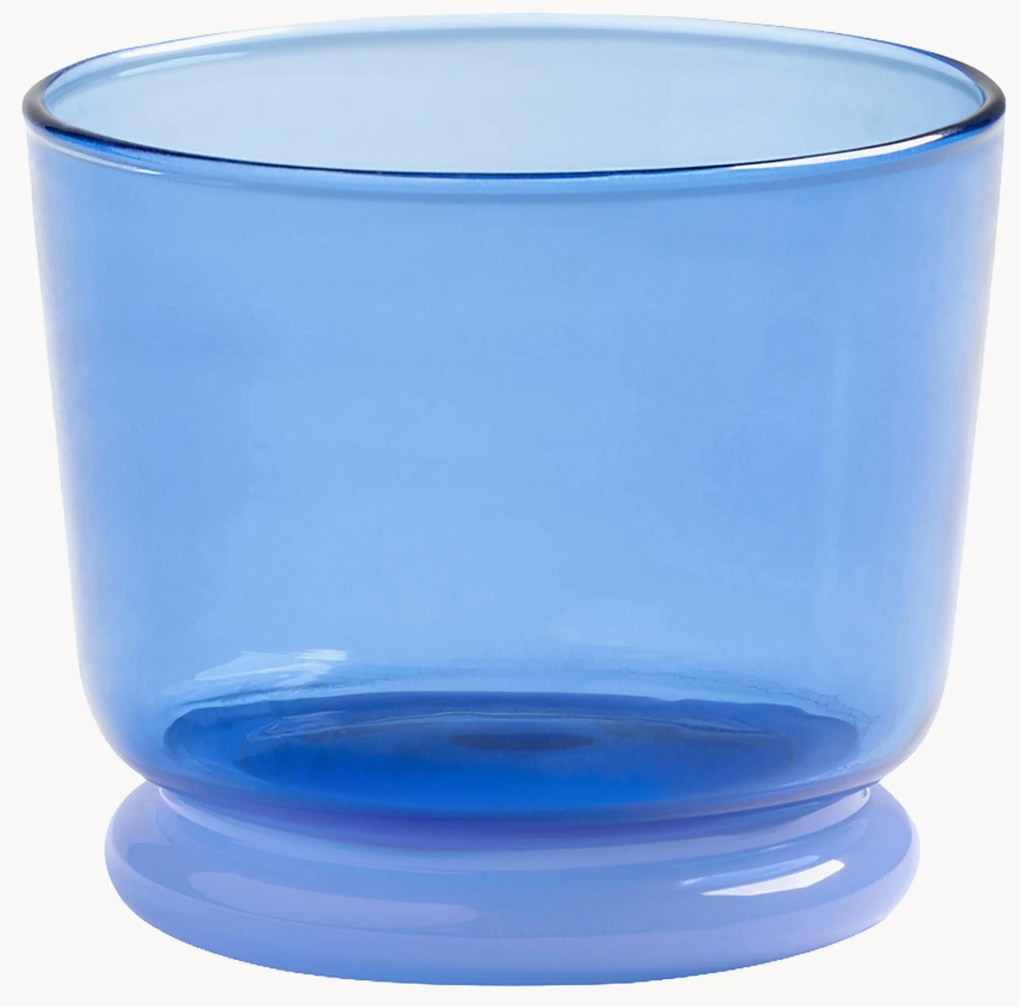 Handgemaakte waterglazen Dew van borosilicaatglas, 2 stuks