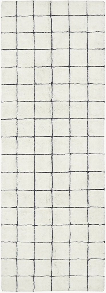 Handgetuft wollen loper Mosaic