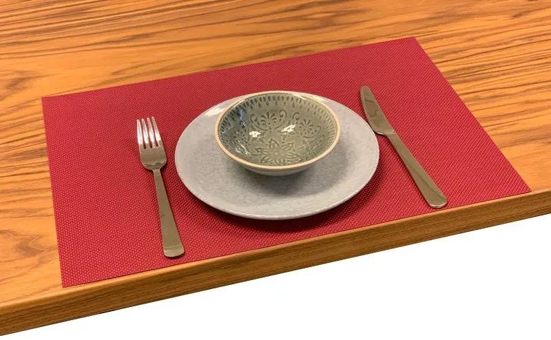 Placemat Weave Red 140cm