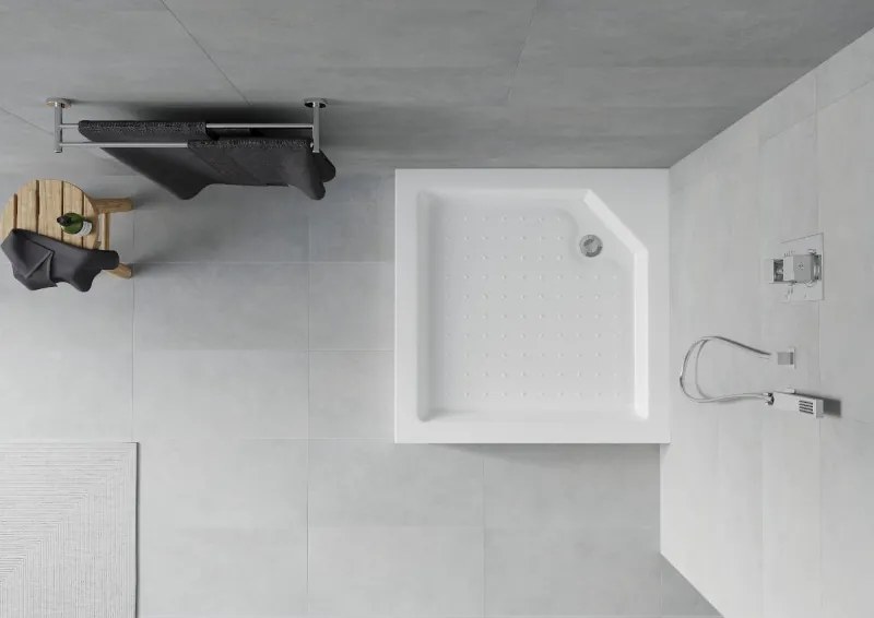 Mexen Rio vierkante douchebak 90 x 90 cm, wit - 45109090