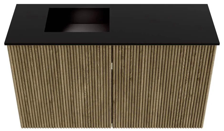 Mondiaz Joya 70cm toiletmeubel dusk met wastafel faye links 1 kraangat urban