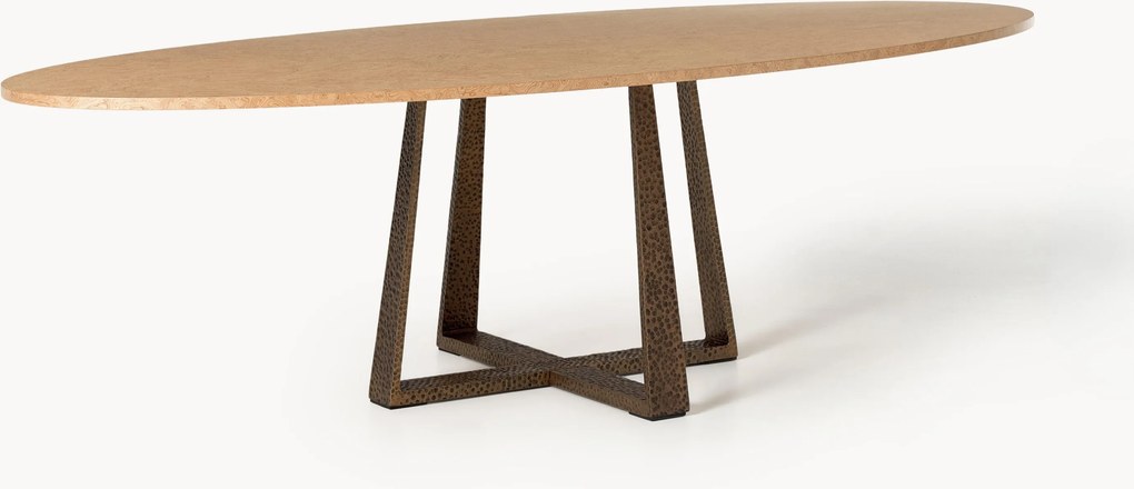 Ovale eettafel Amella, in verschillende formaten