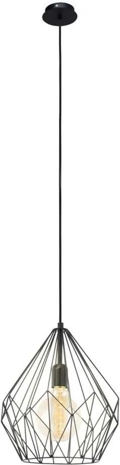 EGLO hanglamp Carlton - zwart - Leen Bakker