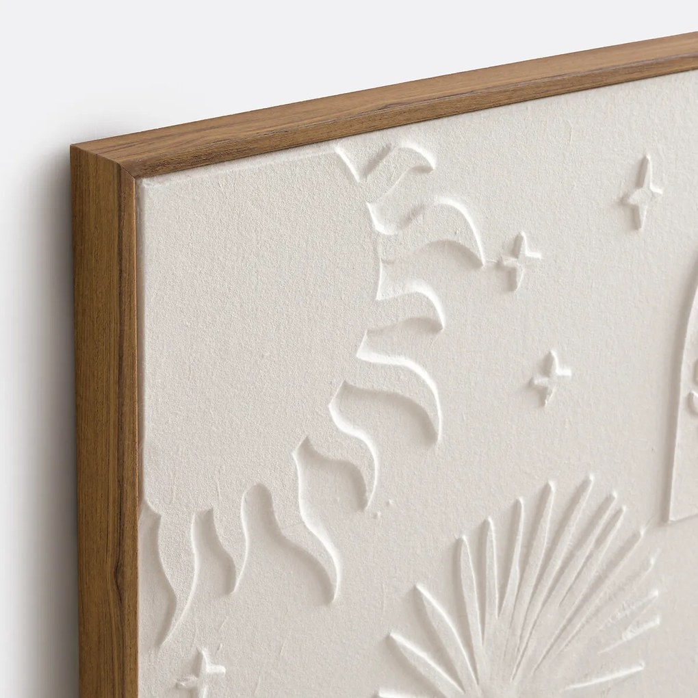 Ingelijst doek, lengte 50 x hoogte 70 cm, SANTORA