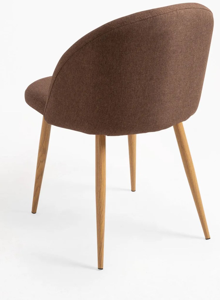 Pak 4 Vint Stoffen Stoelen