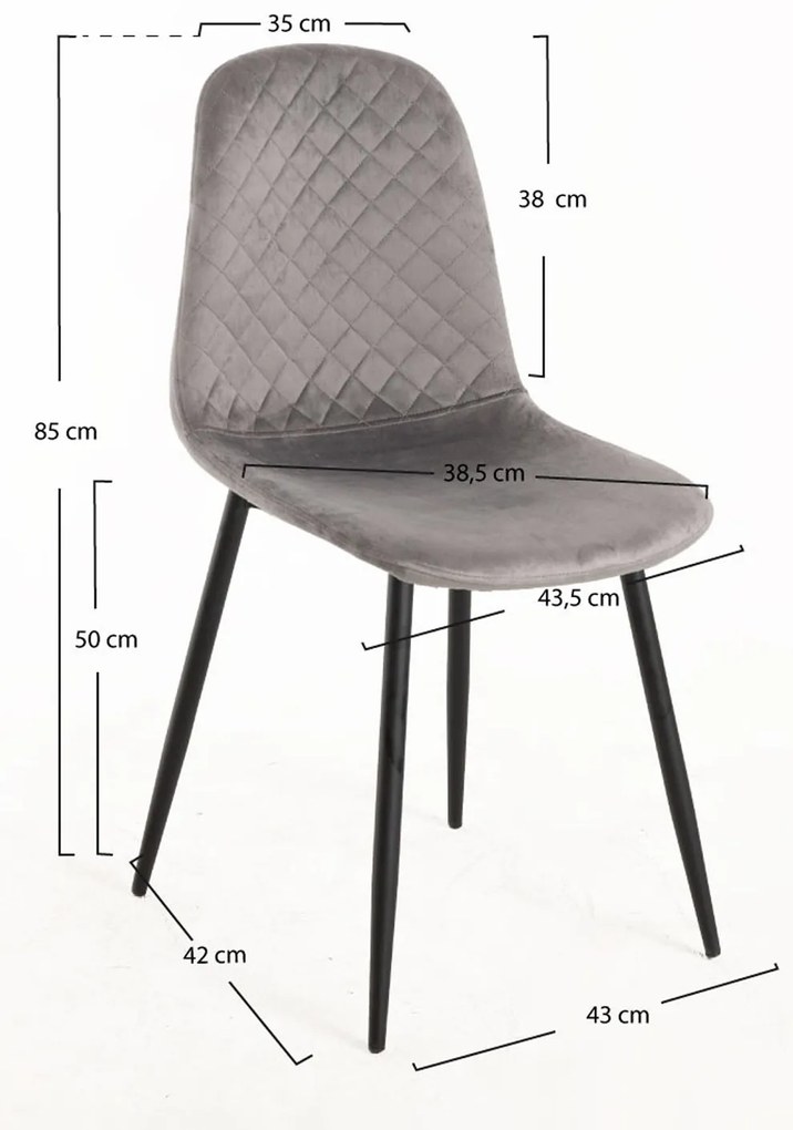 Pack 4 Stoelen Boide