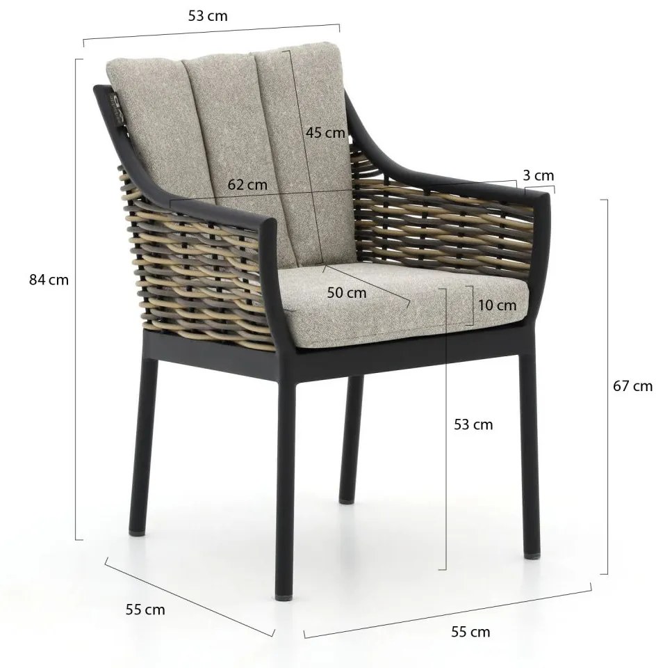 Apple Bee Milou 240cm dining tuinset 7-delig