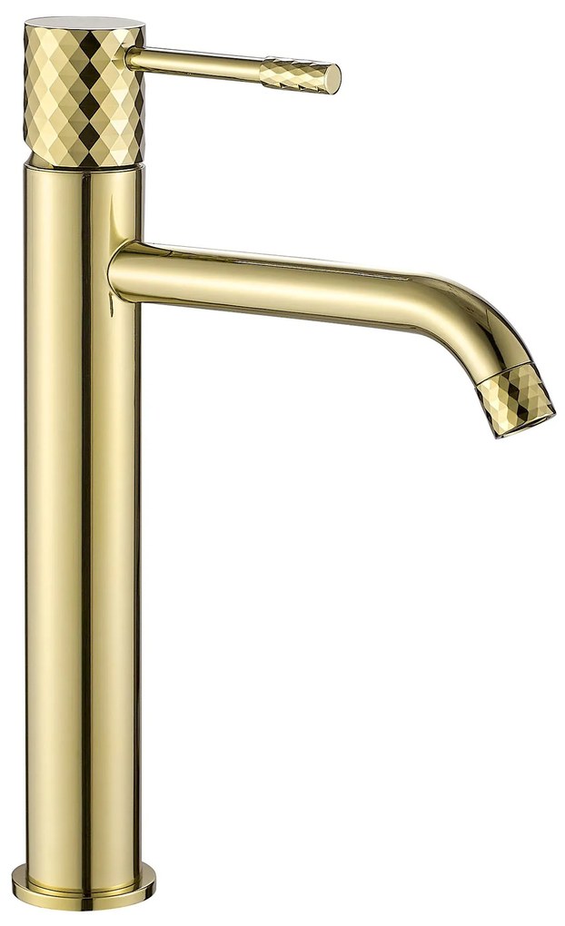 Wastafelkraan Rea Lungo Diamond Gold High