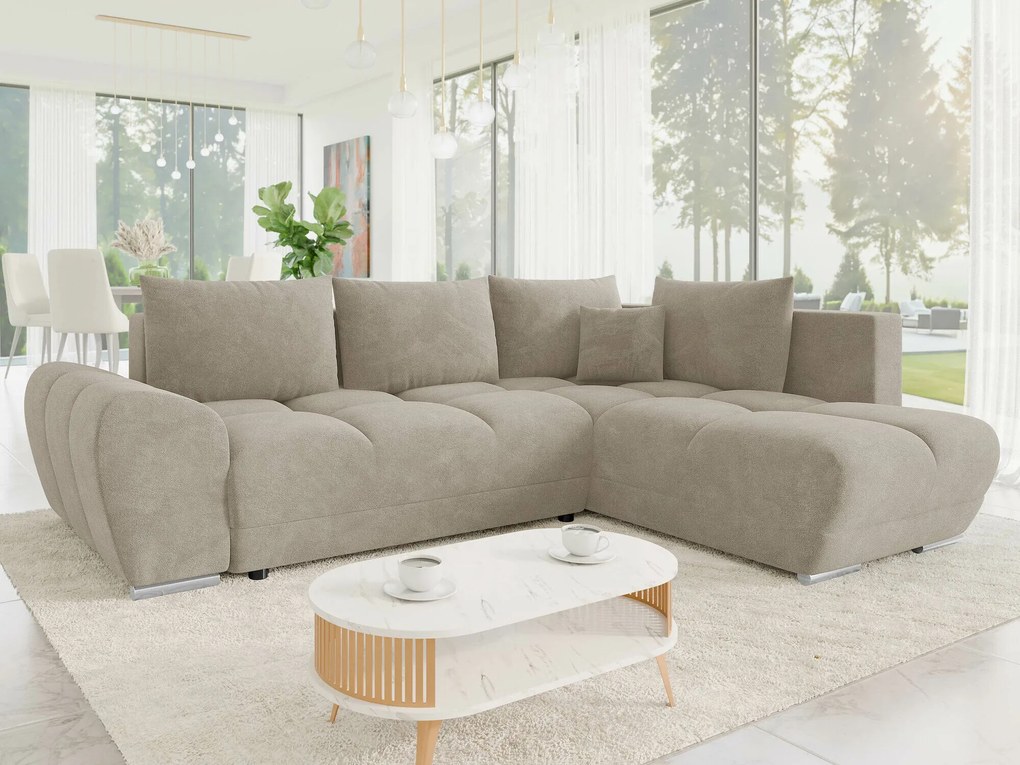 Hoekbank Camden 107, Aanwezig, Aanwezig, 290x183x85cm, 157 kg, Poten: Kunststof