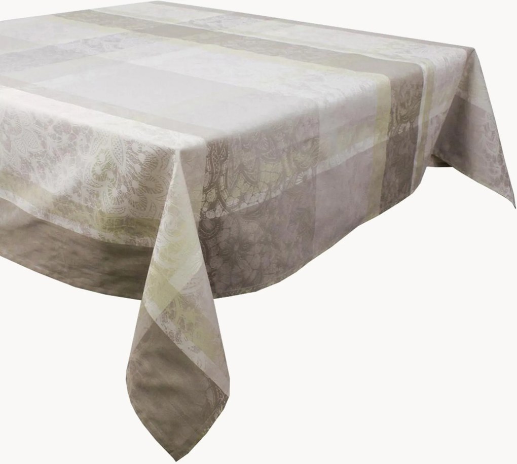 Jacquard tafelkleed Mille Dentelles Naturel