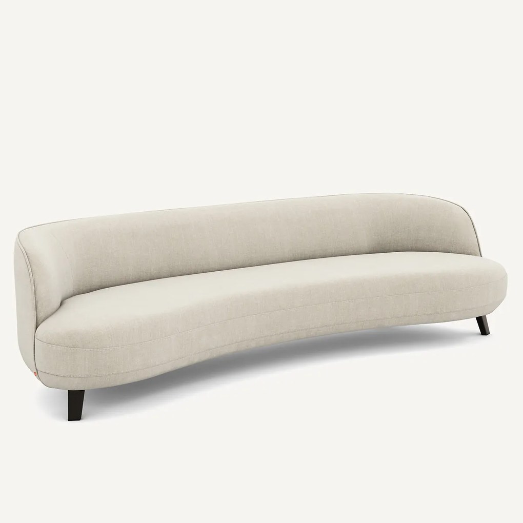 5-zits bank in katoen en linnen, Rosebury, ontwerp Emmanuel Gallina