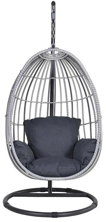 Hangstoel Panama swing egg - Cloudy grey