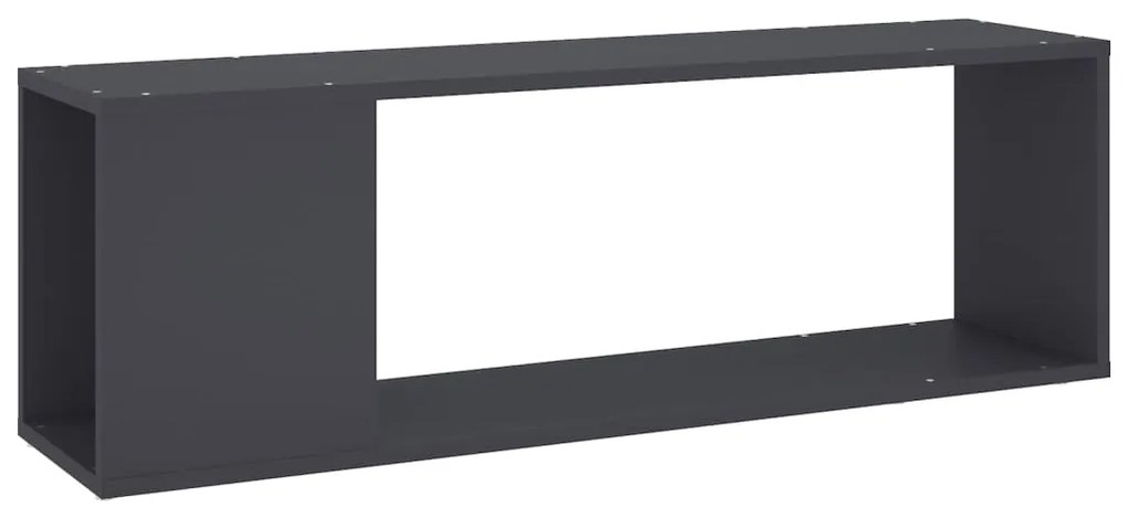 vidaXL Tv-meubel 100x24x32 cm spaanplaat grijs