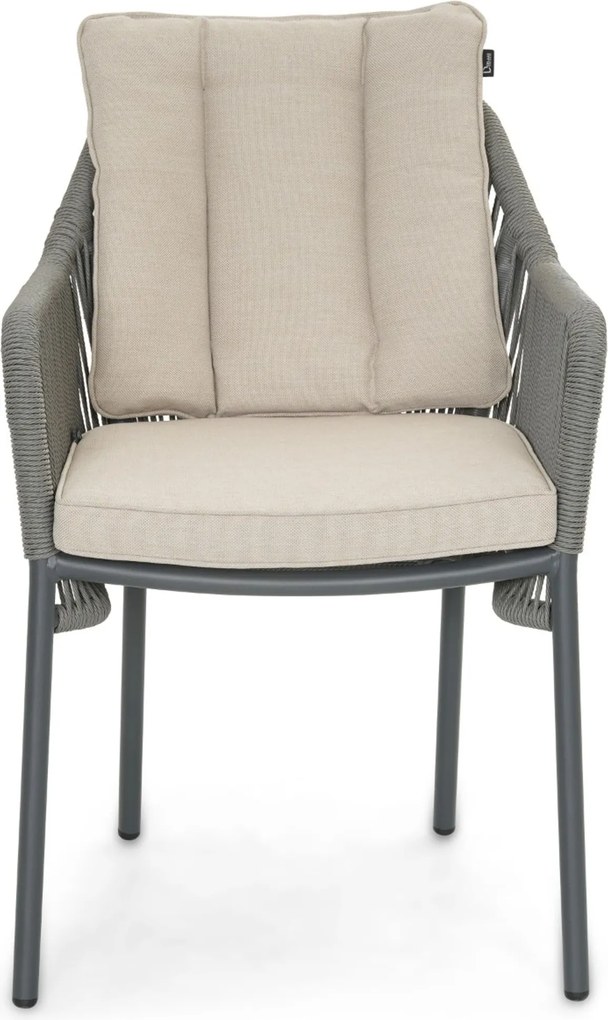 Tuinstoel Rope Grijs-antraciet De Laan Marbella