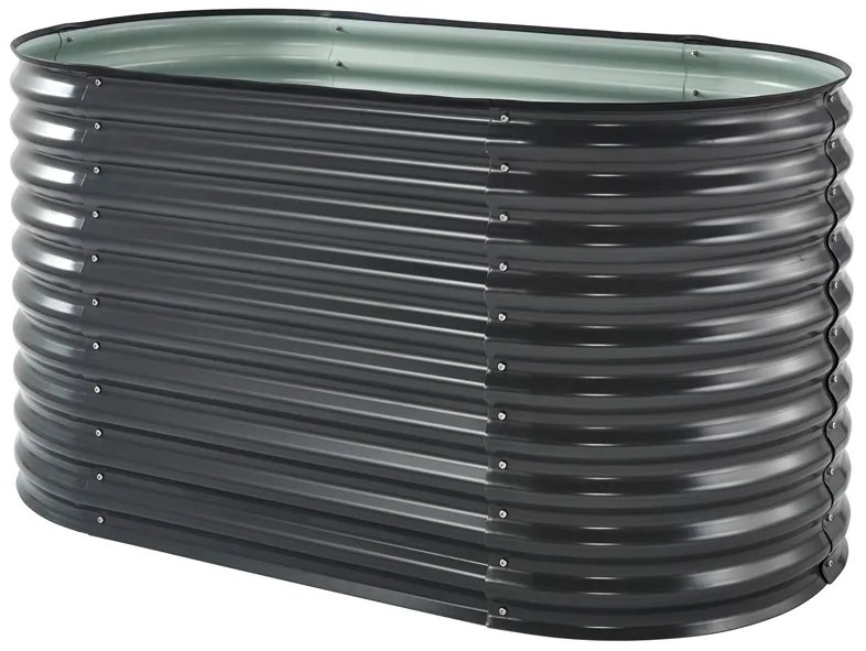 Metalen tuinpot 800 l Mandal Store Boss antraciet