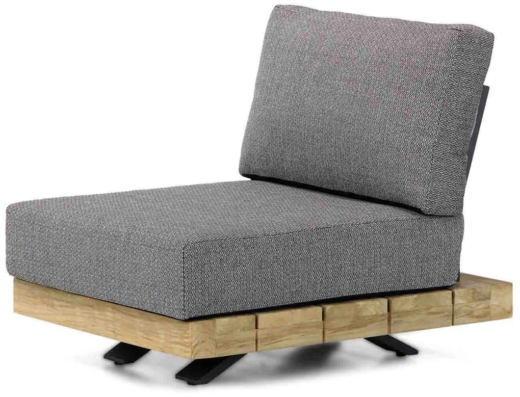 Loungeset 6 personen Teak Old teak greywash Santika Furniture Santika Superior