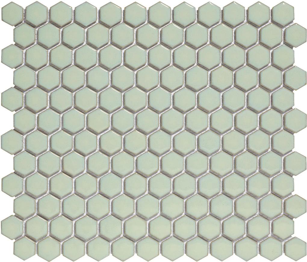 Mozaiek Barcelona Hexagon Licht groen 2,3x2,6