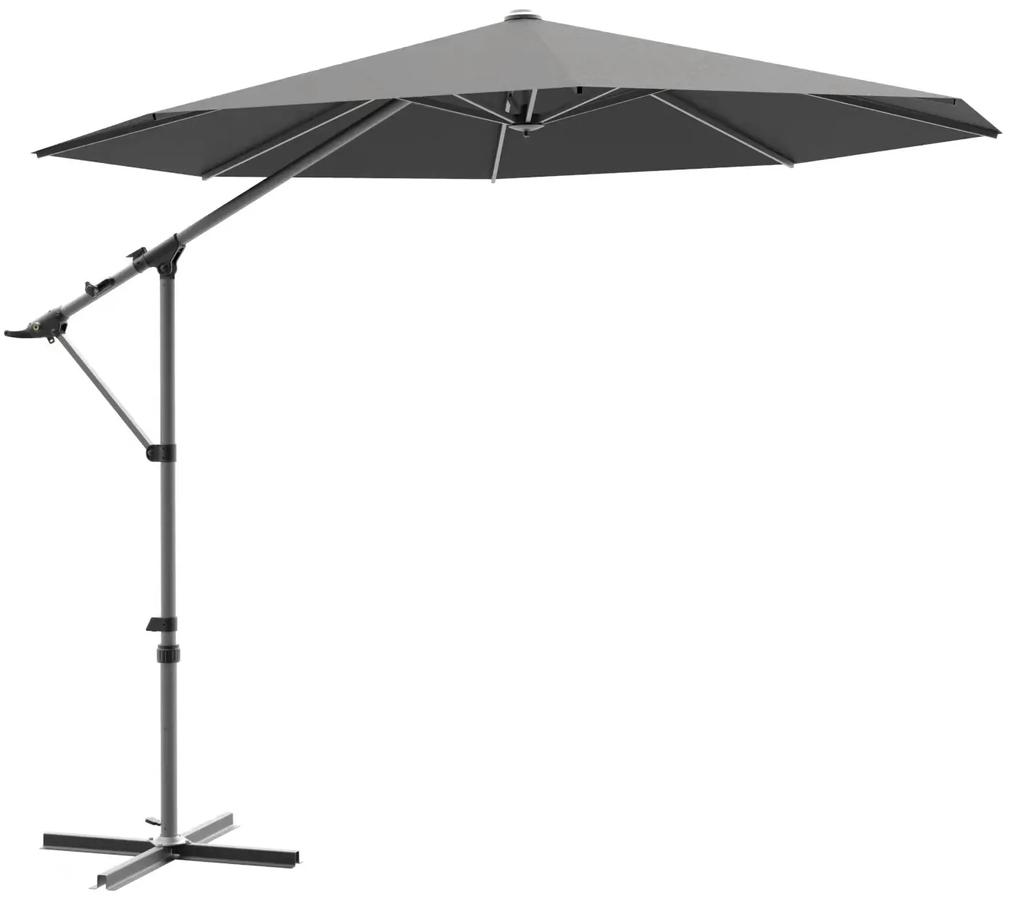 The Outsider Parasol - Multi-Scope - 300cm - Donkergrijs -  360° - The Outsider