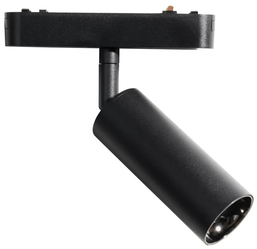 Moderne spot zwart voor railsysteem 1-fase 4.5W 3000K - Magnetic Samson
