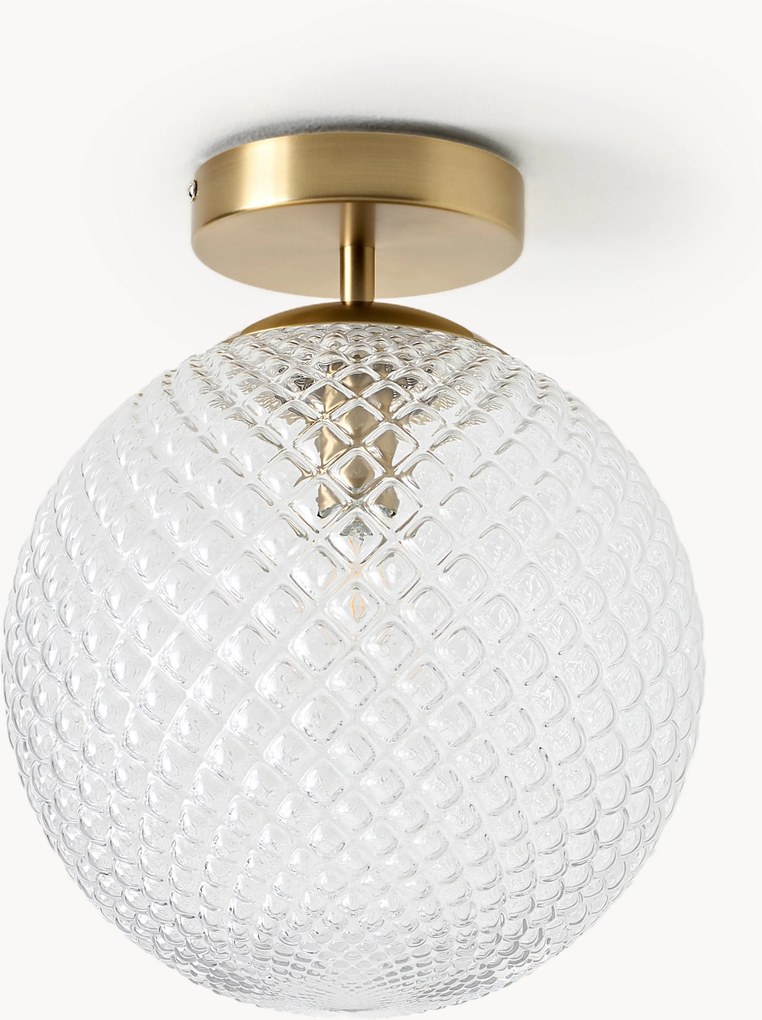 Kleine plafondlamp Lorna van glas