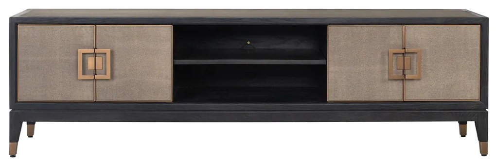 Richmond Interiors Bloomville Design Tv-meubel Leer - 185x40x55cm.