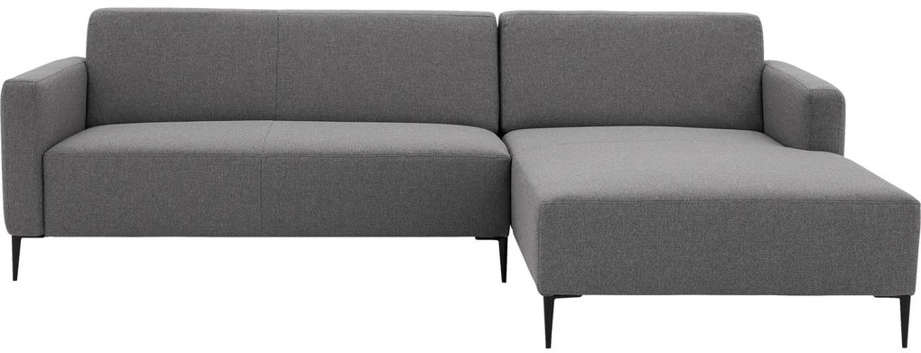 Goossens  Key West grijs, stof, 2,5-zits, modern design