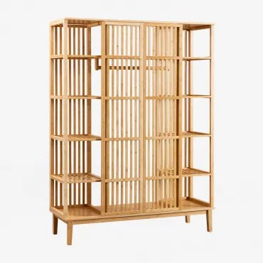 Open Kast Van Bamboe Albin Bamboe - Sklum