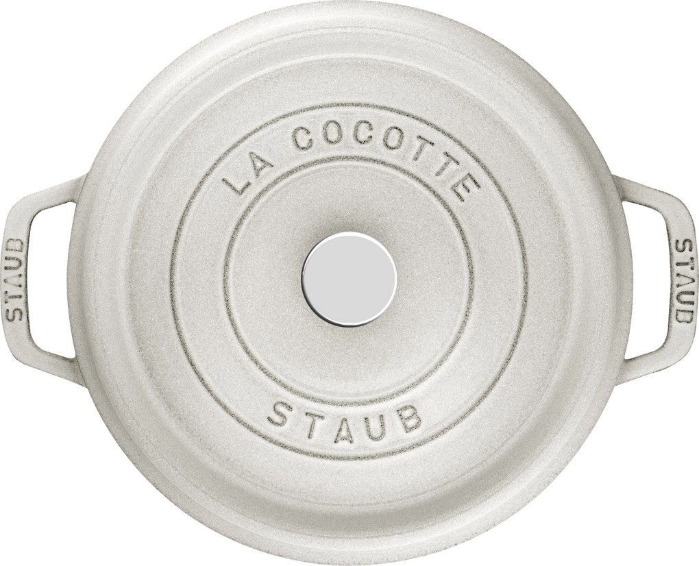 Staub La Cocotte Cocotte 28 cm / 6,75 l, Rond, White truffle - La Cocotte - Staub