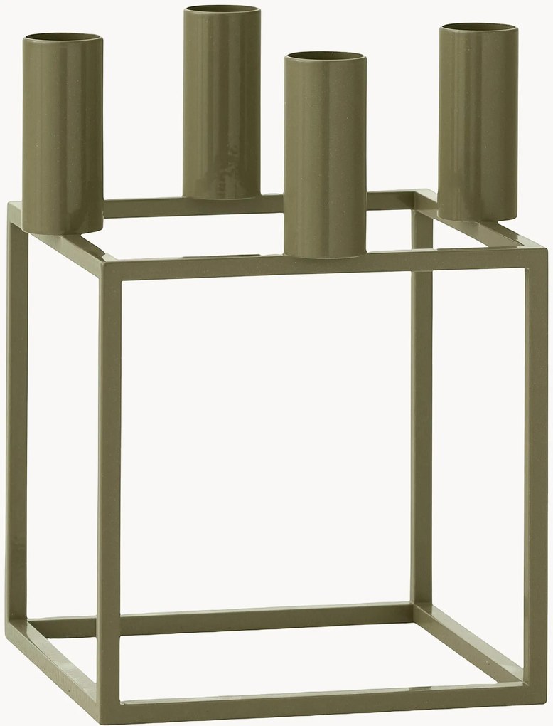 Metalen kaarshouder Kubus