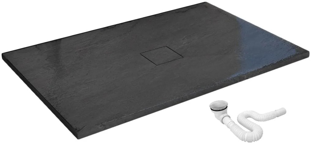 Douchebak Rea Stone Black 90x120