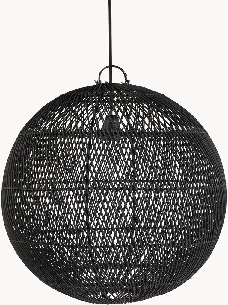 Handgeweven rotan hanglampkap Bubble