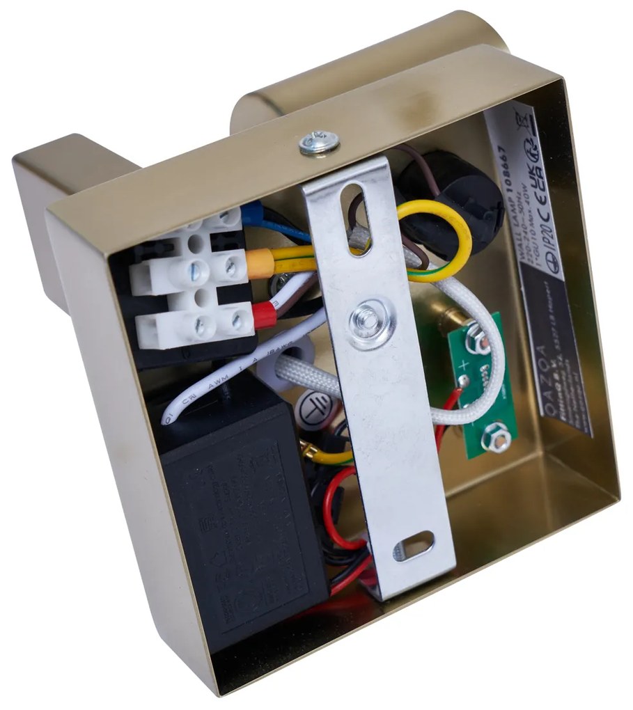 Moderne wandlamp goud met USB-C kantelbaar - Rex