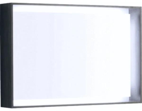 Geberit Citterio spiegel met verlichting LED lichtlijst 88.4x58.4cm verticaal en horizontaal te bevestigen grijs 500.572.jj.1