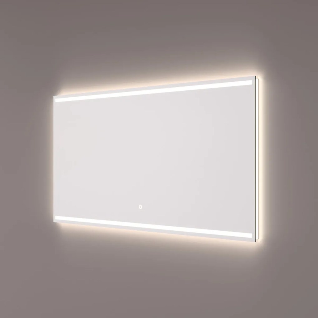 Hipp Design 7000 spiegel met LED verlichting en spiegelverwarming 100x70cm