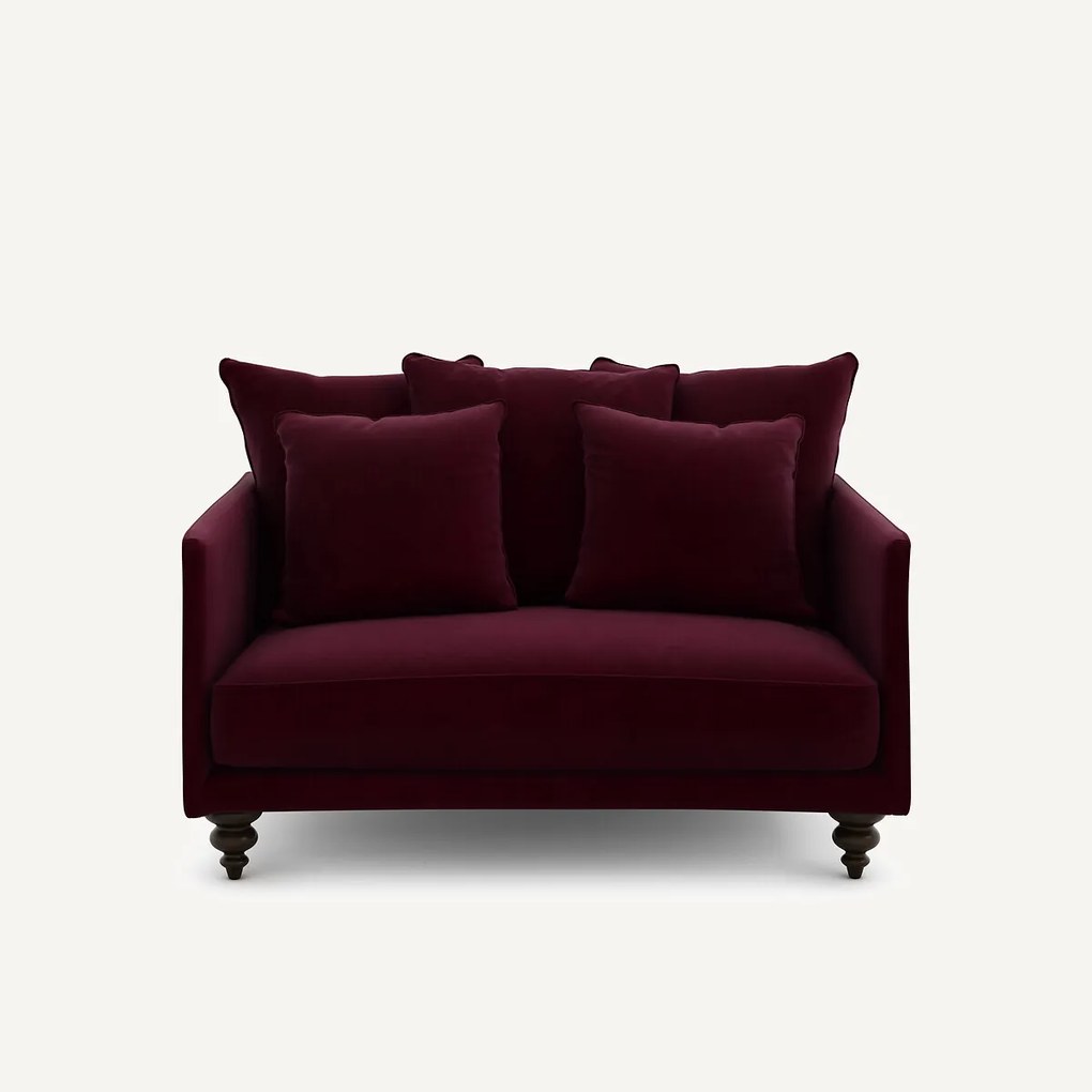 2-zits fluwelen bank, Lazare