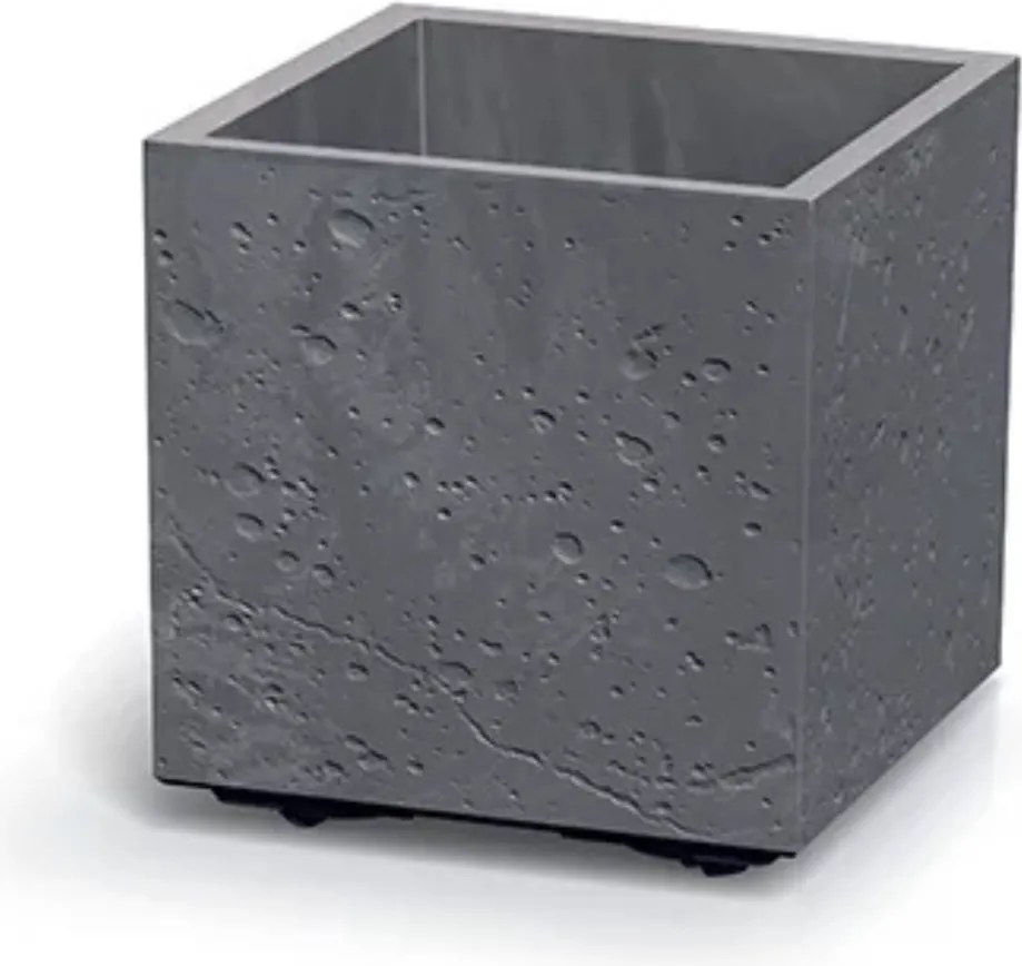 Prosperplast Sierra Square Beton Effect Plantenbak - Marengo - 29x29 cm