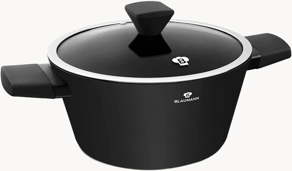 Braadpan Matte Black met deksel