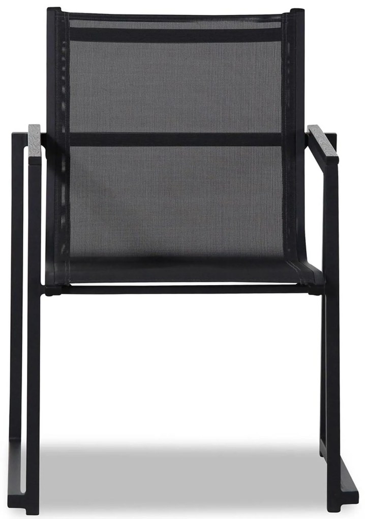 Tuinset 4 personen 164 cm Aluminium/Textileen Grijs Lifestyle Garden Furniture Delgada/Residence
