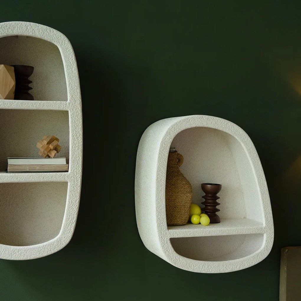 Dutchbone Veda 1 M Wabi Sabi Wandrek Wit 1M - 53x23x61cm.