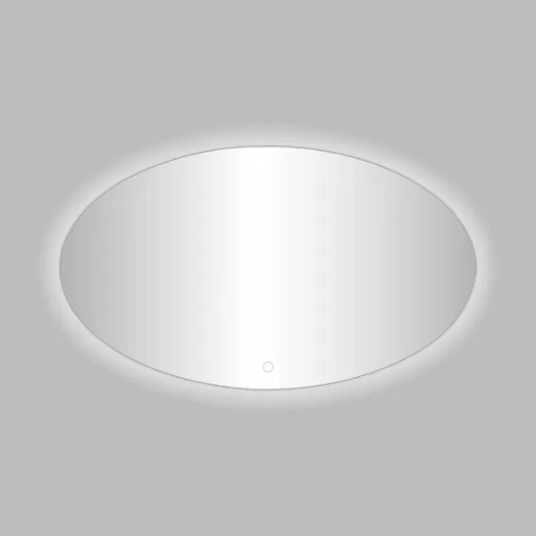 Best Design Divo spiegel ovaal 80x60cm inclusief LED verlichting met touchscreen schakelaar 4010190