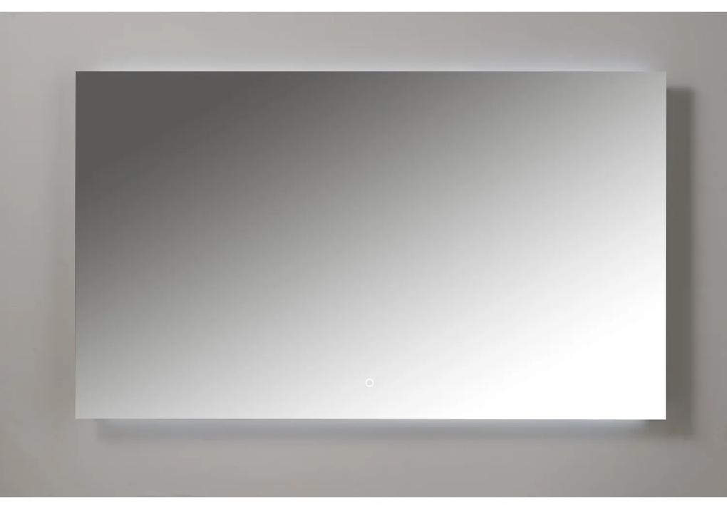 Badkamerspiegel Xenz Garda 80x70cm met Ledverlichting Boven- en Onderzijde en Spiegelverwarming
