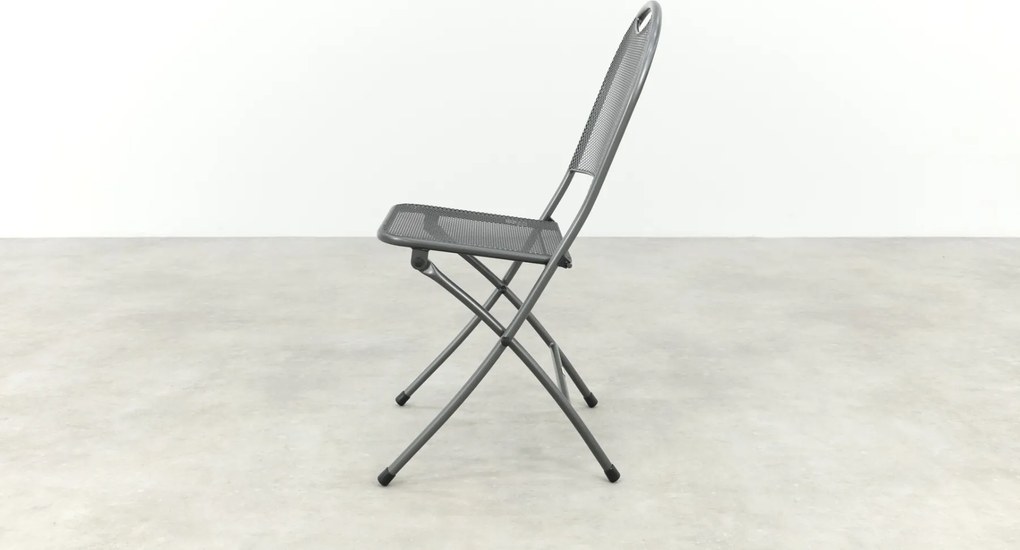 Royal Garden inklapbare balkonset 3-delig strekmetaal