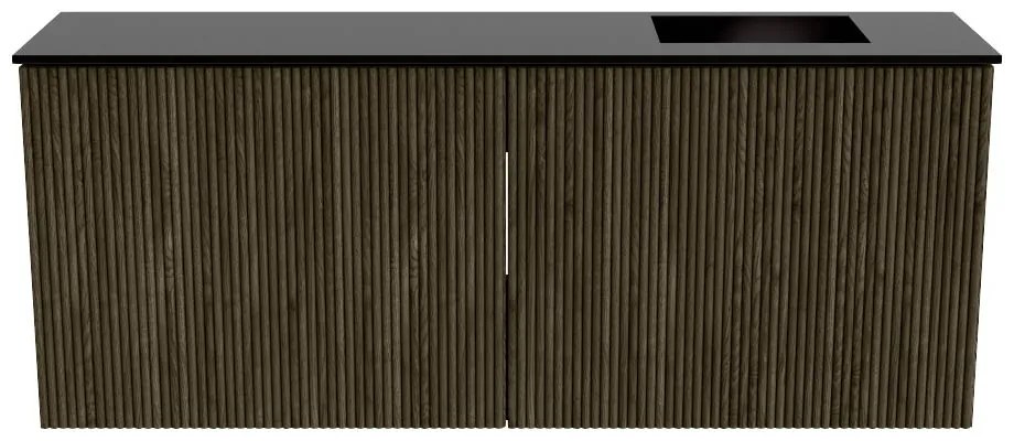 Mondiaz Joya 100cm toiletmeubel shadow met wastafel faye rechts zonder kraangat urban