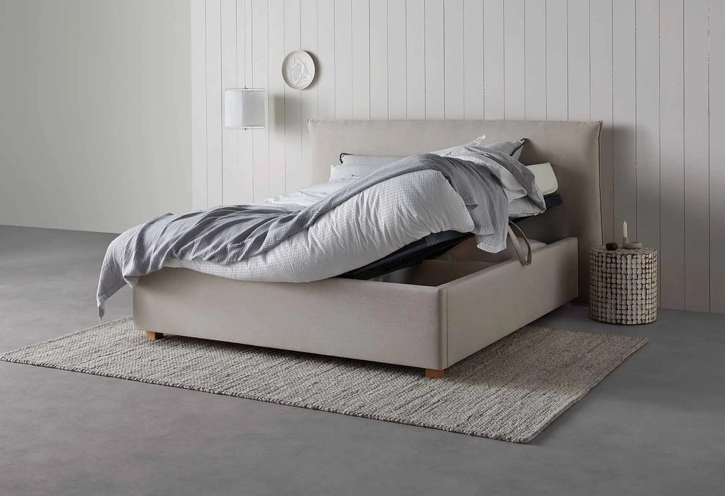 Gestoffeerd Bedframe Capella Celia - Snel leverbaar – Bij Swiss Sense