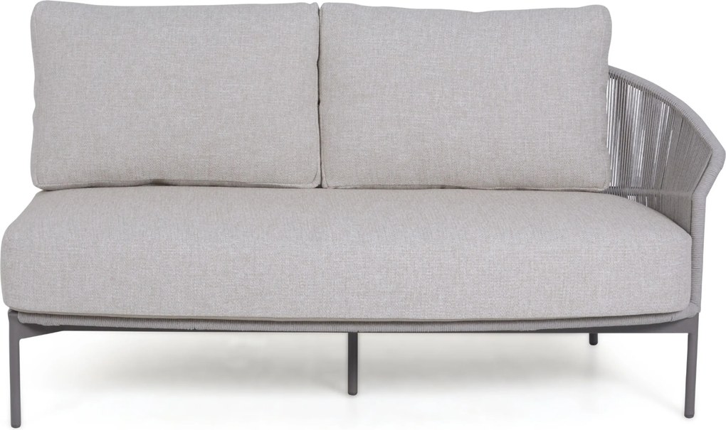 Hoek loungeset 5 personen Rope Grijs  4 Seasons Outdoor Florence/Livo
