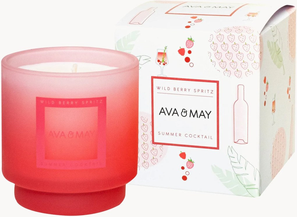 Geurkaars Wild Berry Spritz (Aardbei, Gardenia, Framboos)