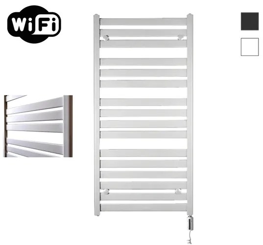 Sanicare HVW - Moda electrische WifiRadiator - 120x60cm - mat wit met thermostaat wit - rechtsonder HRDWW 601200/W