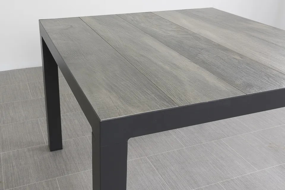 Sophie Element/Kings 4-persoons 100x100 cm. dining tuinset - Antraciet